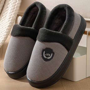 Fleece-lined Warm Thick-soled Non-slip Cotton Shoes Indoor And Outdoor Wear