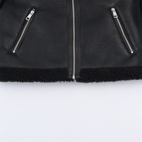 Women's Simple Double-sided Fleece Jacket