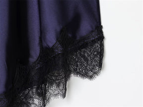 Women's Fashionable Casual Lace Asymmetric Dress