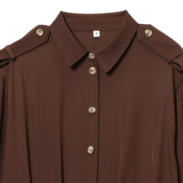 Women's Fashionable All-match Shoulder Strap Shirt