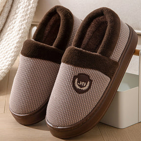 Fleece-lined Warm Thick-soled Non-slip Cotton Shoes Indoor And Outdoor Wear