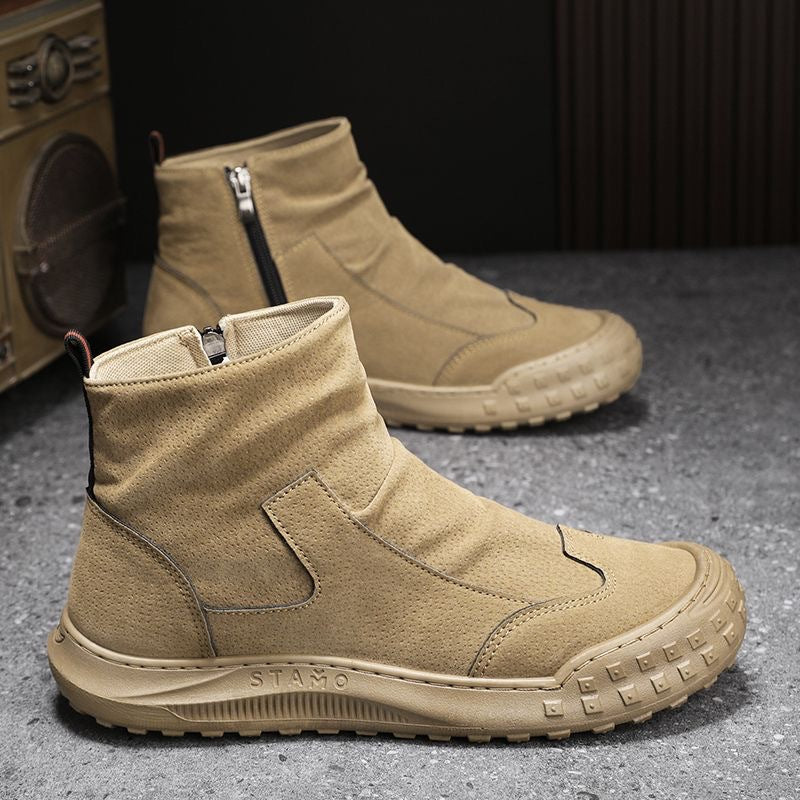 New Autumn Lightweight Casual Work Boots For Men